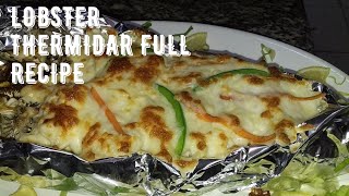 Lobster Thermidor Recipe  মজার লবেষ্টার  Lobster With Cheese and Cream [upl. by Sanburn]