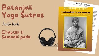 Patanjali Yoga Sutras audio book Samadhi Pada yogasutras [upl. by Assiruam946]