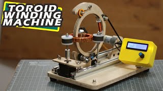 DIY Arduino based Toroid coil winding Machine  Arduino project [upl. by Brantley]