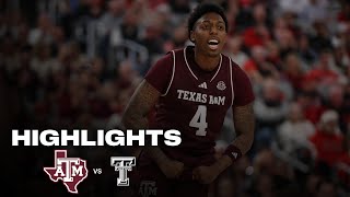 Highlights AampM 72 Texas Tech 67 [upl. by Etnuahs759]