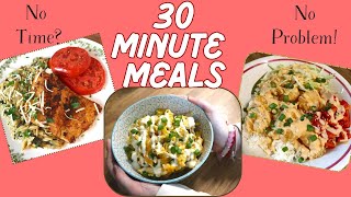 MORE 30MINUTE MEALSEASY WEEKNIGHT DINNERSWHAT TO MAKE FOR DINNERMEAL IDEAS [upl. by Losyram]