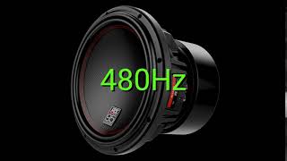 Tone frequency 480Hz Test your hearing speakersheadphonessubwoofer [upl. by Anayd]