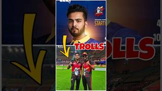 ElvishYadavVlogs TROLLS Bangalore Bashers Team 👀 shorts news viral ecl cricket omg troll [upl. by Ymmas909]