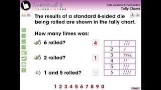 CC7304 Data Analysis amp Probability Tally Charts  PreAssessment amp Teach the Skill Mini [upl. by Herates]