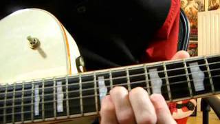 How to play quotJingle Bell Rockquot guitar intro solo and outro [upl. by Nereus]