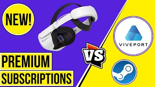 Facebook launch new Oculus META Quest 2 Premium Subscription to rival Viveport amp Steam Store [upl. by Polad]