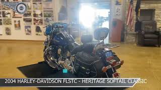 2004 HarleyDavidson Flstc  Heritage Softail Classic U044367WS [upl. by Chadwick]