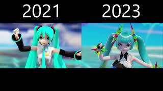 MMD comparison catch the wave 2021 vs 2023 [upl. by Ttenaej]