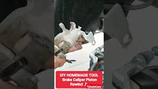 brake caliper piston rewind DIY HOMEMADE TOOLS🔧 car tips mechanic diy tools TjAutoCare shorts [upl. by Drageruaeb197]