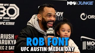 Rob Font Plans to Give Deiveson Figueiredo Rude Welcome to 135 But Wont Brawl  UFC Austin [upl. by Lawford]