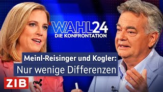 Highlights aus dem TVDuell zwischen Kogler Grüne und MeinlReisinger NEOS  12092024 [upl. by Kirchner]