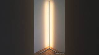 Led lamp  minimalist led corner floor lamp  colorfulled youtubeviral shorts interiorideas [upl. by Alliuqaj303]