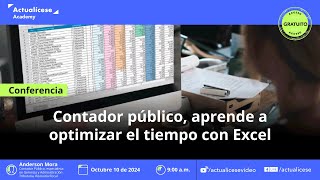 Contador público aprende a optimizar el tiempo con Excel [upl. by Paulie]