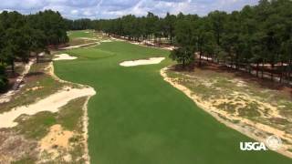 Pinehurst No 2 Flyover Series Hole 1 [upl. by Muriah]