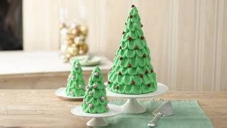 Christmas peekABoo tree cake  Christmas tree cake  how to make a 3d christmas tree cake [upl. by Nyluqcaj]