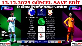 PES 2013 GÜNCEL SAVE EDİT TRANSFER YAMASI 2024 ⬇️LİNKLER AÇIKLAMADA⬇️ [upl. by Annoya]