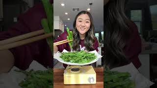 Din Tai Fung Copycat Garlic Green Beans Full recipe on jasminepakcom [upl. by Eibbil]