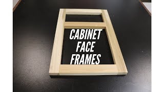 Cabinet Face Frames  Easy [upl. by Nnaarat]