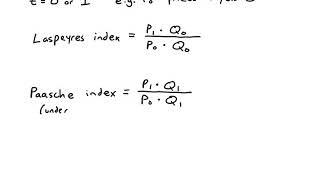 Laspeyres vs Paasche [upl. by Notnelc]