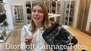 Dior Soft Cannage Tote Bag Review [upl. by Fadiman]