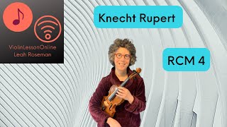 Knecht Rupert Violin Knight Rupert Schumann RCM 4 [upl. by Alyekahs]