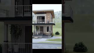 2 STOREY HOUSE DESIGN simplehousedesign casa tinyhouse modernhouse [upl. by Coussoule]