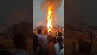 Vijayadashami Panipat  Dussehra Devi mandir panipat Ravan Dahan 2023 [upl. by Brom1]