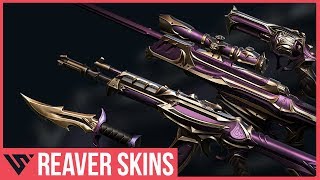 Valorant  ALL Reaver Weapon Skins Showcase amp Gameplay [upl. by Aldous661]