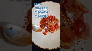 Red Grape masala food masala grape pickle viralmasala satisfying [upl. by Skill]