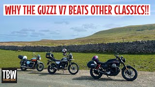 Moto Guzzi V7 wins Lofthouse to Kettlewell Pt 1 [upl. by Reynard]