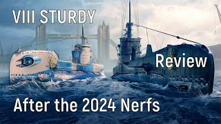 World of Warships  VIII STURDY Review after the 2024 nerfs [upl. by Pufahl]