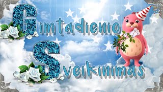 Gimtadienio sveikinimas [upl. by Jovitah]