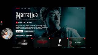 Apresentação criativa em PowerPoint NETFLIX  Template editável para baixar em PPT [upl. by Nial]