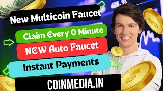 Claim Crypto Every 0 Minute  NEW Multicoin Faucet  High Paying Faucet Site  Instant Payments🤑 [upl. by Ortiz]