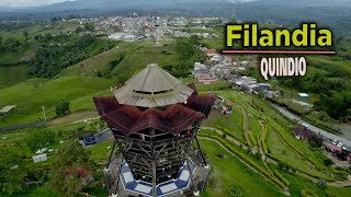 FILANDIA Quindio el pueblo mas bonito de Colombia  Eje Cafetero [upl. by Aeet783]