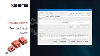 Xsens Tutorial Device data view [upl. by Alra]