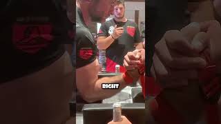 Devon Larratts right hand showed a master class to the Bulgarian armwrestling [upl. by Vashtia]