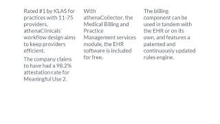 athenahealth  All about athenahealth Software Features Pricing and Reviews [upl. by Euginomod]