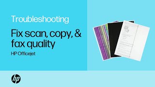 Fixing Streaks and Lines in Scans Copies and Faxes  HP Officejet  HP Support [upl. by Leanna627]