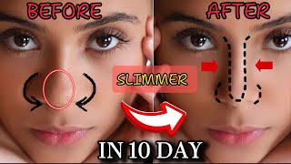 Top Exercises To Slimmer Nasal Effectively  Get Beautiful Nose Naturally  Reduce Nose Fat At Home [upl. by Marj311]