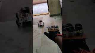 Gesture control Robot in Military base with Human detection using PIR Sensor [upl. by Gram655]