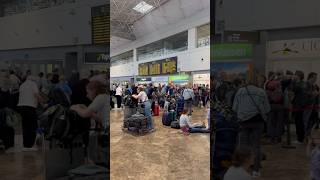 MASSIVE queues at Tenerife South Airport Be prepared to WAIT ✈️ [upl. by Davis]