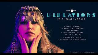 TRAILER 3  Epic Female Vocals ULULATIONS  Sample Library and Kontakt Instrument [upl. by Nathalia160]