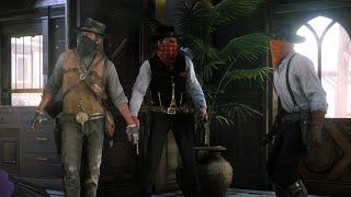 RDR2 Poor Mans Game Ep57 A Trolley Station a Coach and Two Idiots [upl. by Efthim]