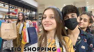 EID KI SHOPPING🛍VLOG Zolish Vlog [upl. by Tomi]