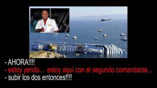 Increible conversacion entre la capitania de puerto y el comandante del quotCosta Concordiaquot Schettino [upl. by Tatianas]