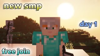 DAY 1 Minecraft Public Smp Live  Public Lifesteal Smp Live  pejava  free join [upl. by Jehiel]