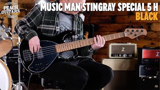 No TalkingJust Tones  Music Man StingRay Special Collection  StingRay 5String H  Black [upl. by Enorahs]