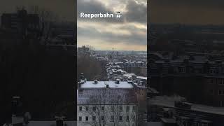 reeperbahn hamburg germany winter indian wonderful snow [upl. by Nolyarg]