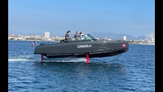 Sud Plaisance presents the Candela C8  flying electric boat [upl. by Fedirko]